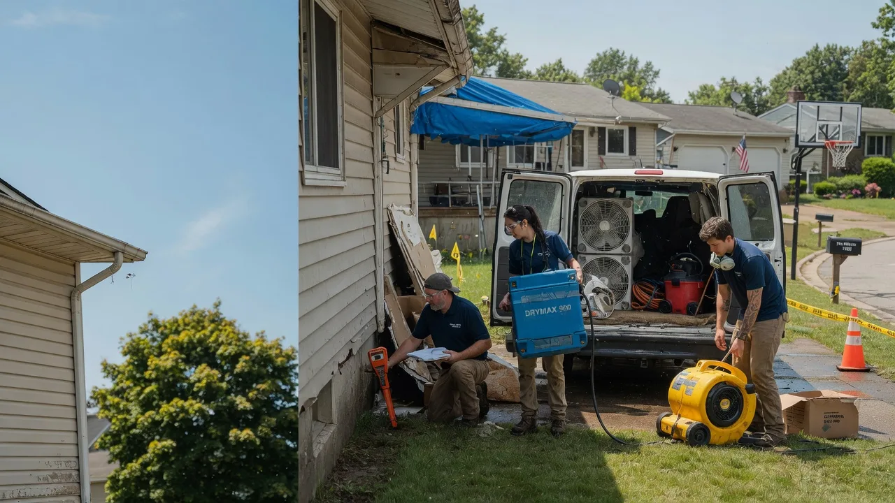 Ceiling Leak Cleanup in Ellisburg, NY near me